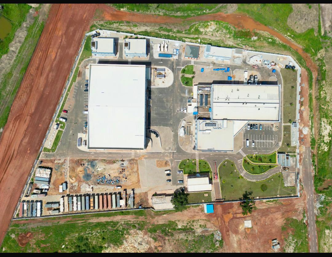 Vue drone Vaccinopole de Diamniadio